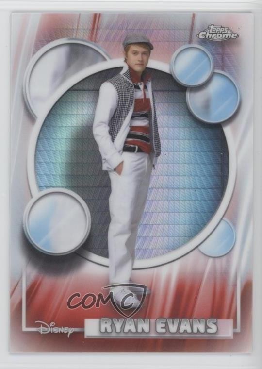 2026 Topps Chrome Disney Prisma Rifrattore Ryan Evans #185 1v0c