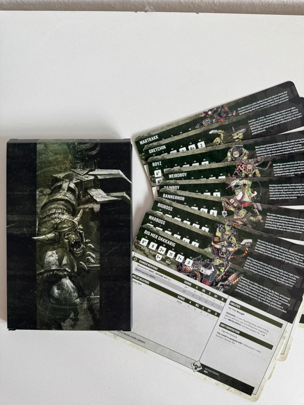 Warhammer 40k Ork Datasheets 11. Edition
