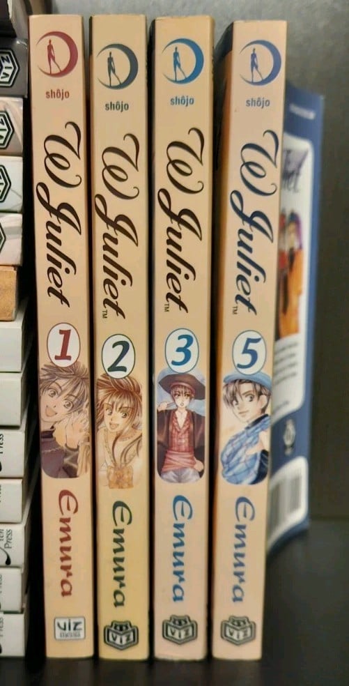 Manga W Juliet Vol 1-3, 5 English Volumes Emura Shôjo