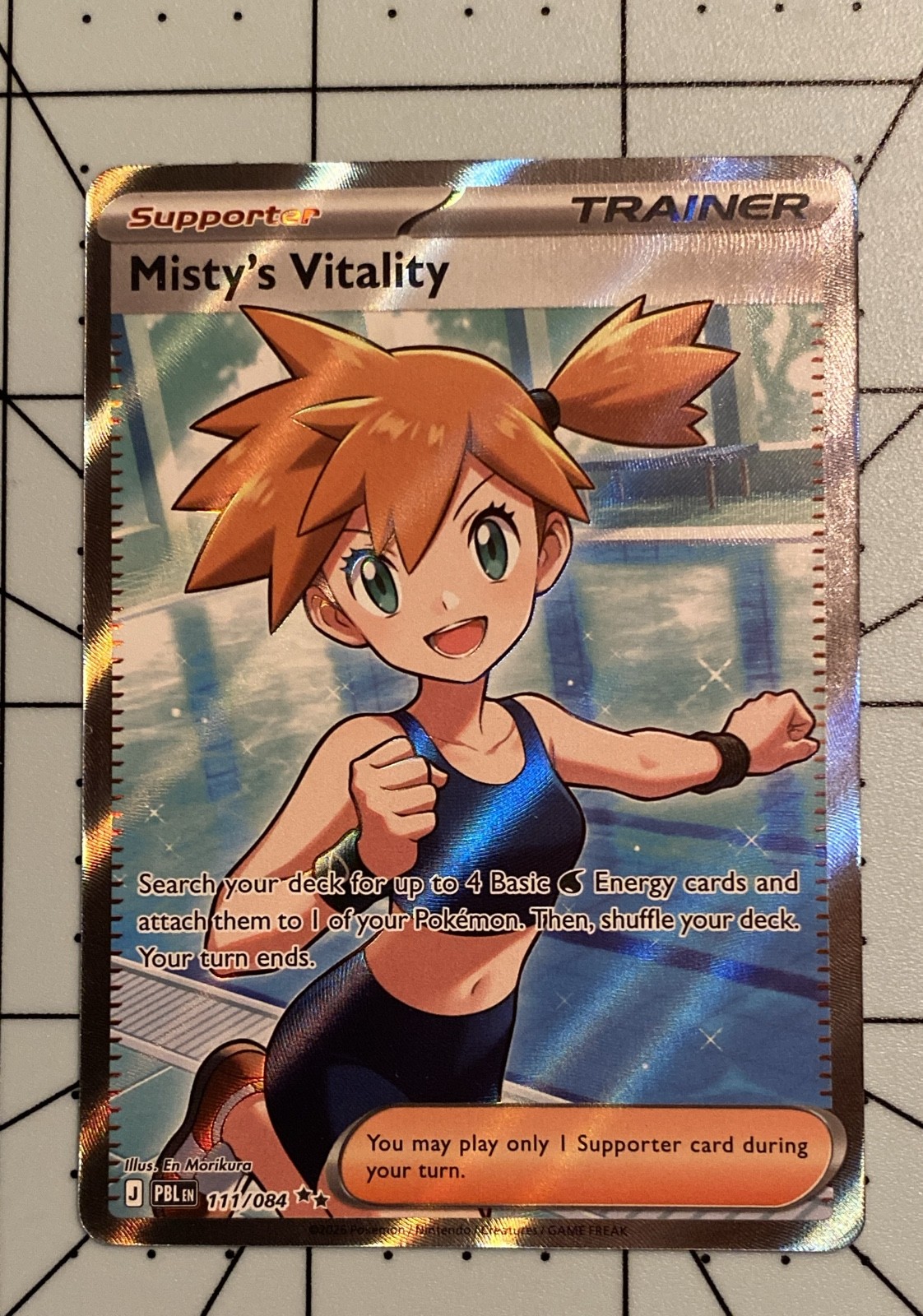 Misty's Vitality 111/084 Me05: Pitch Black Holo