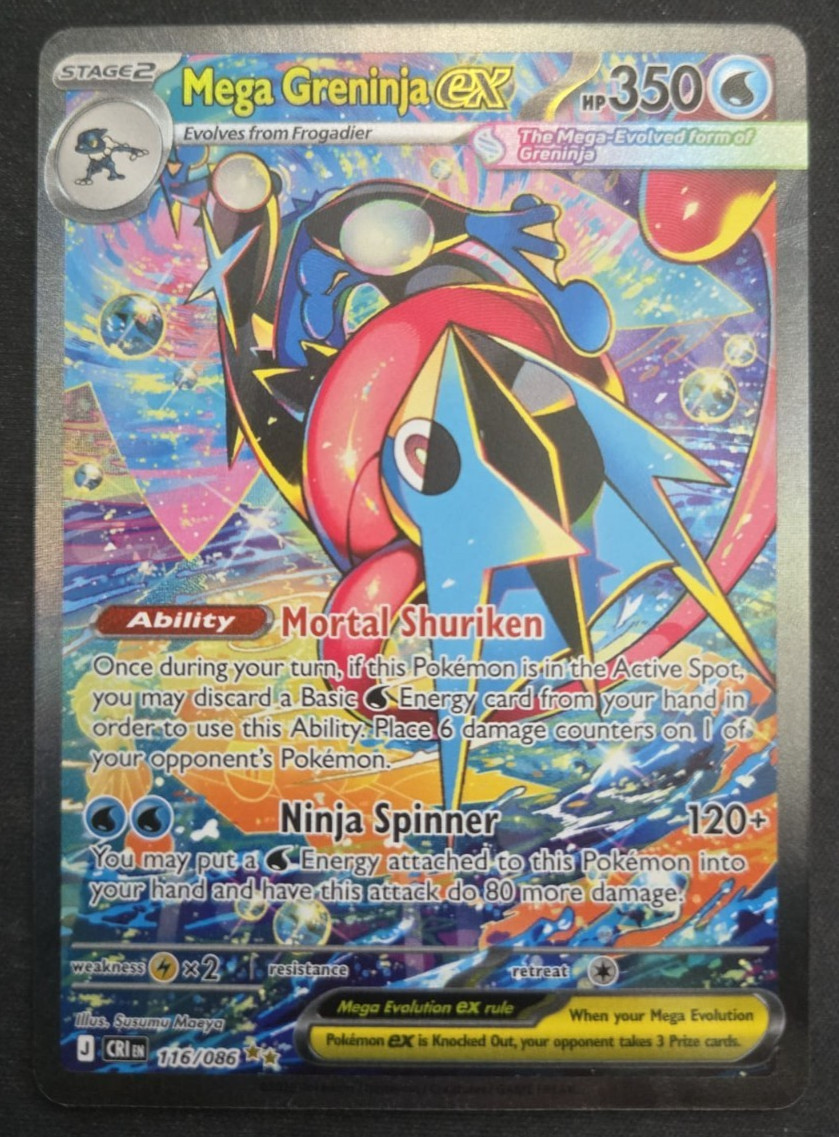 ME4 Chaos Rising: Mega Greninja EX 116 / 086
