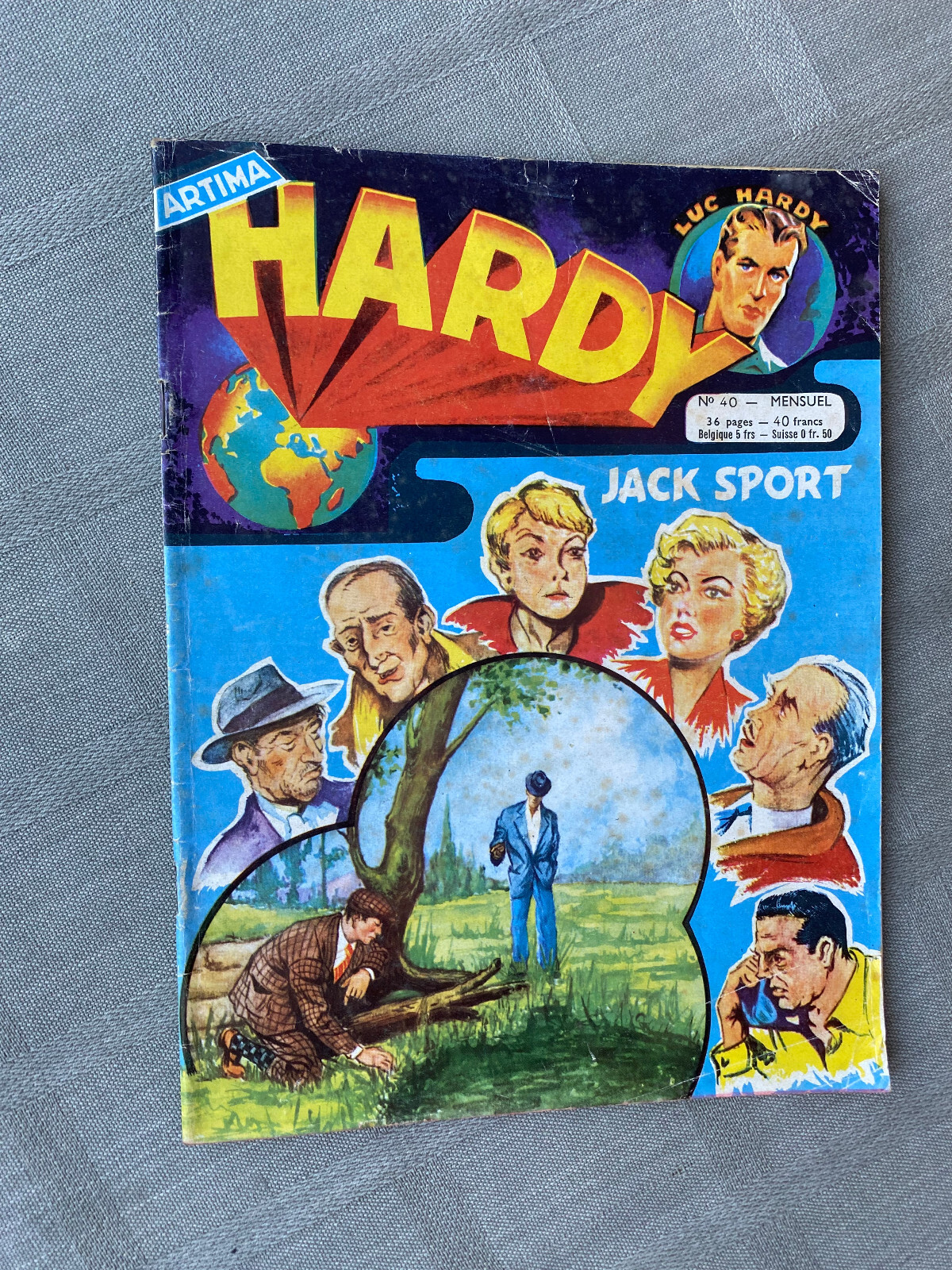 HARDY N°40 1ª SERIE ARTIMA 1958 IN BUONE CONDIZIONI
