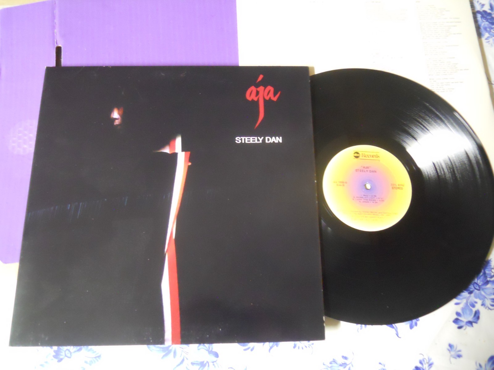 STEELY DAN-AJA-CLASSIC ROCK LP ON ABC-1ST PRESS GATEFOLD