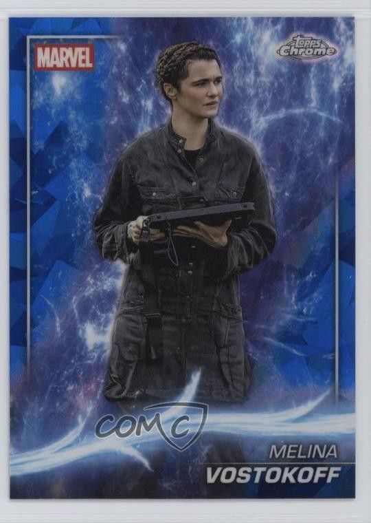 2025 Topps Chrome Marvel Studios Zaffiro Melina Vostokoff #108 rw9