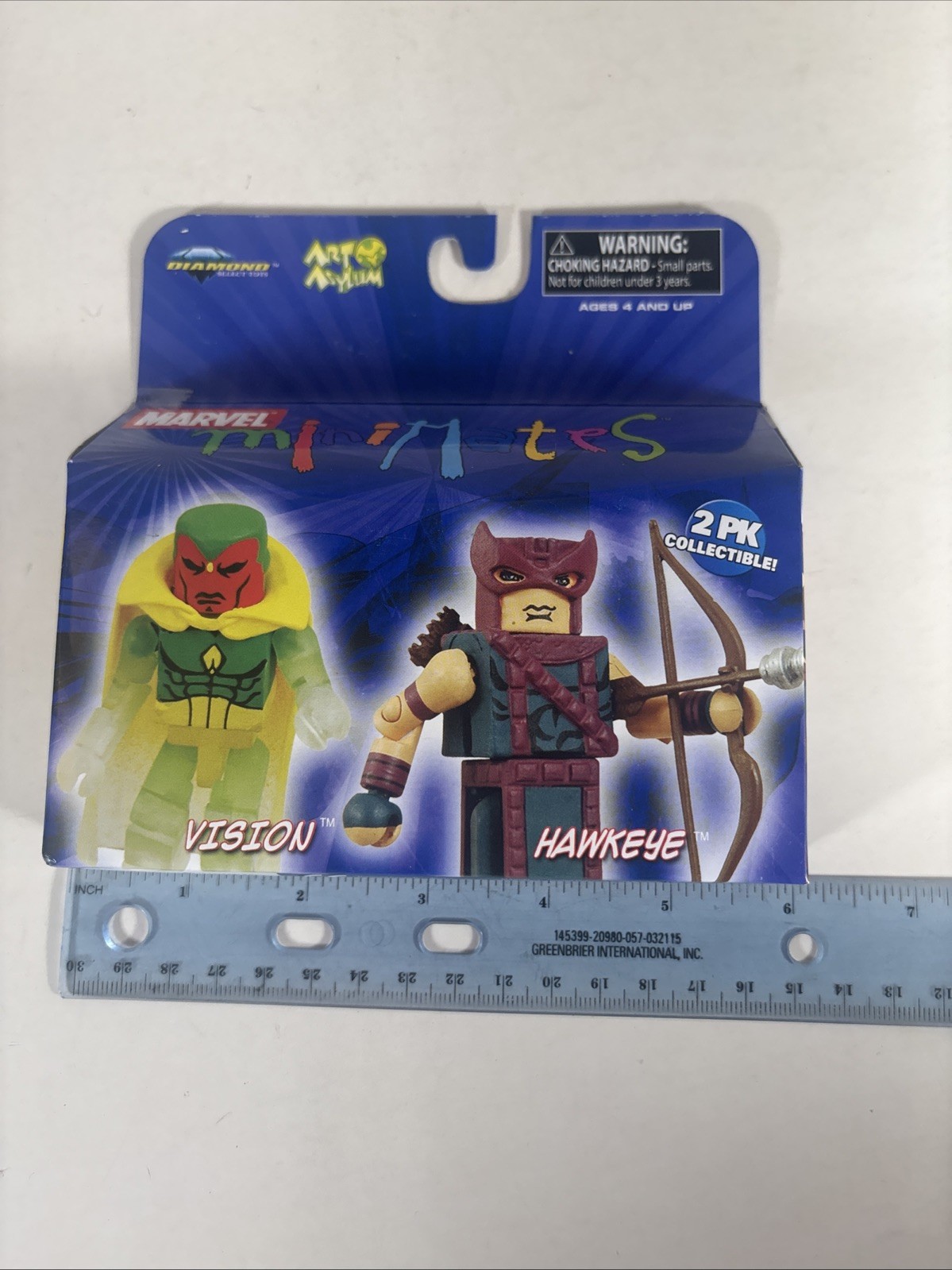 Marvel Minimates Serie 20 Vision 2.0 Variant & Hawkeye Figure Set Sigillato