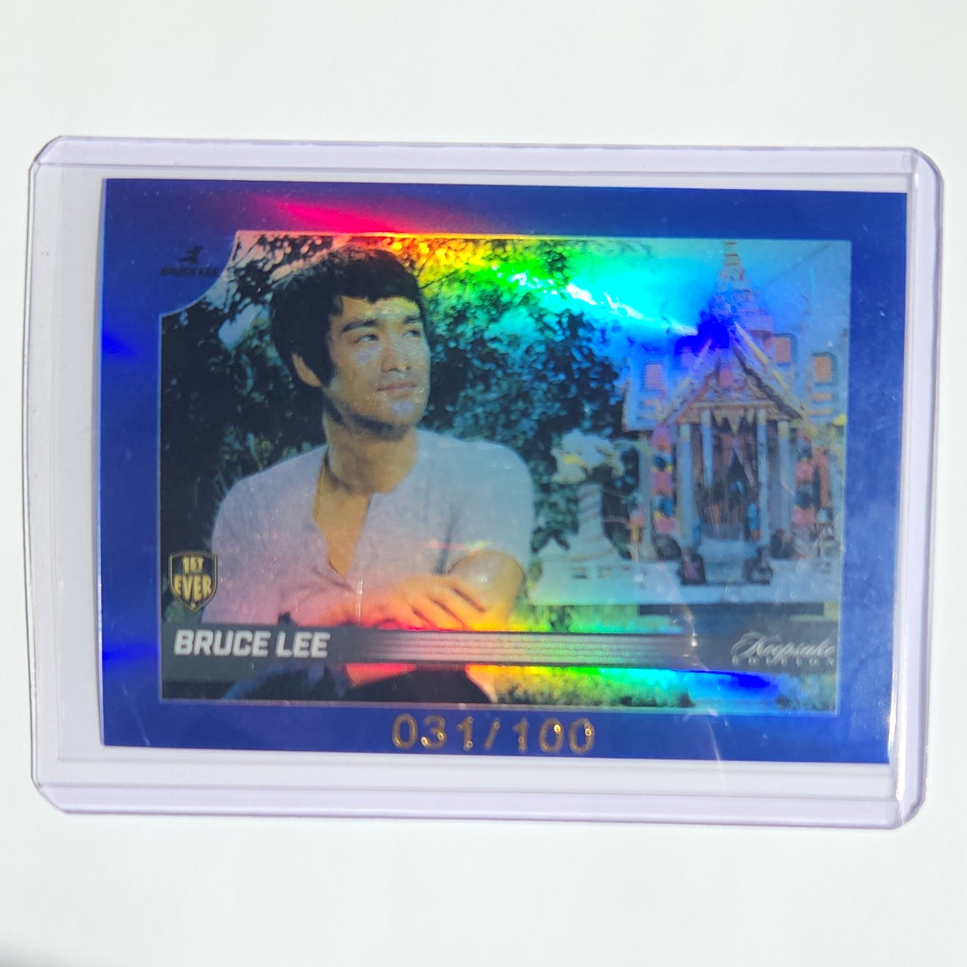 Super Products 2024 Keepsake Bruce Lee 50° firma #44 serie #031/100
