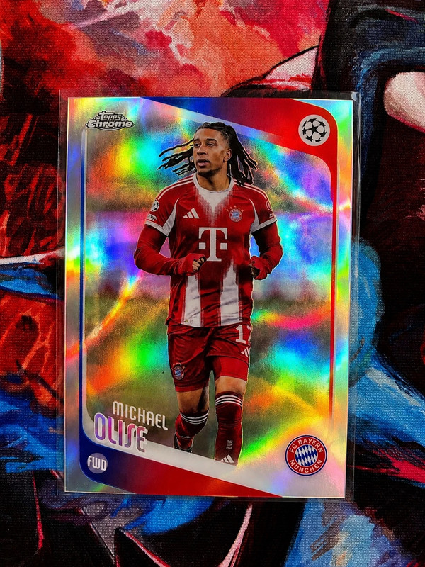 Topps Chrome UCC 2025/26 Michael Olise Refractor Bayern Munich