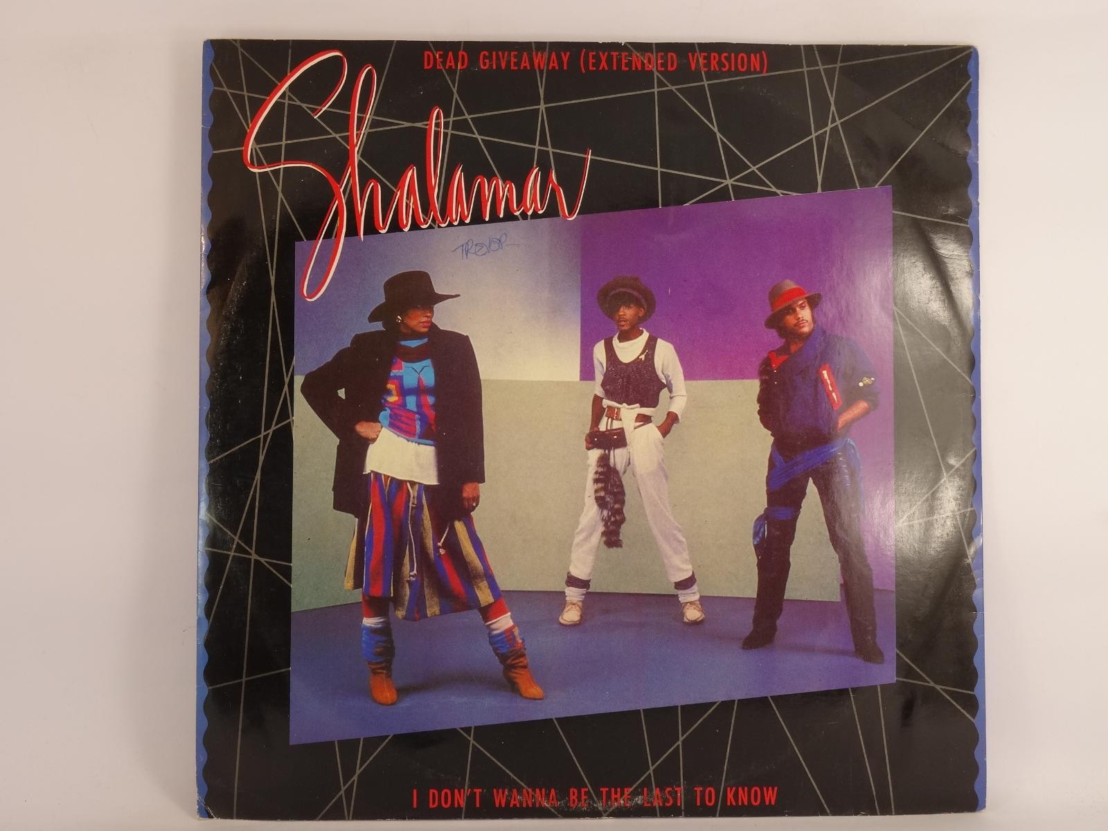 SHALAMAR DEAD GIVEAWAY (89) 2 Track Promo 12" Single including Picture Sleeve SO