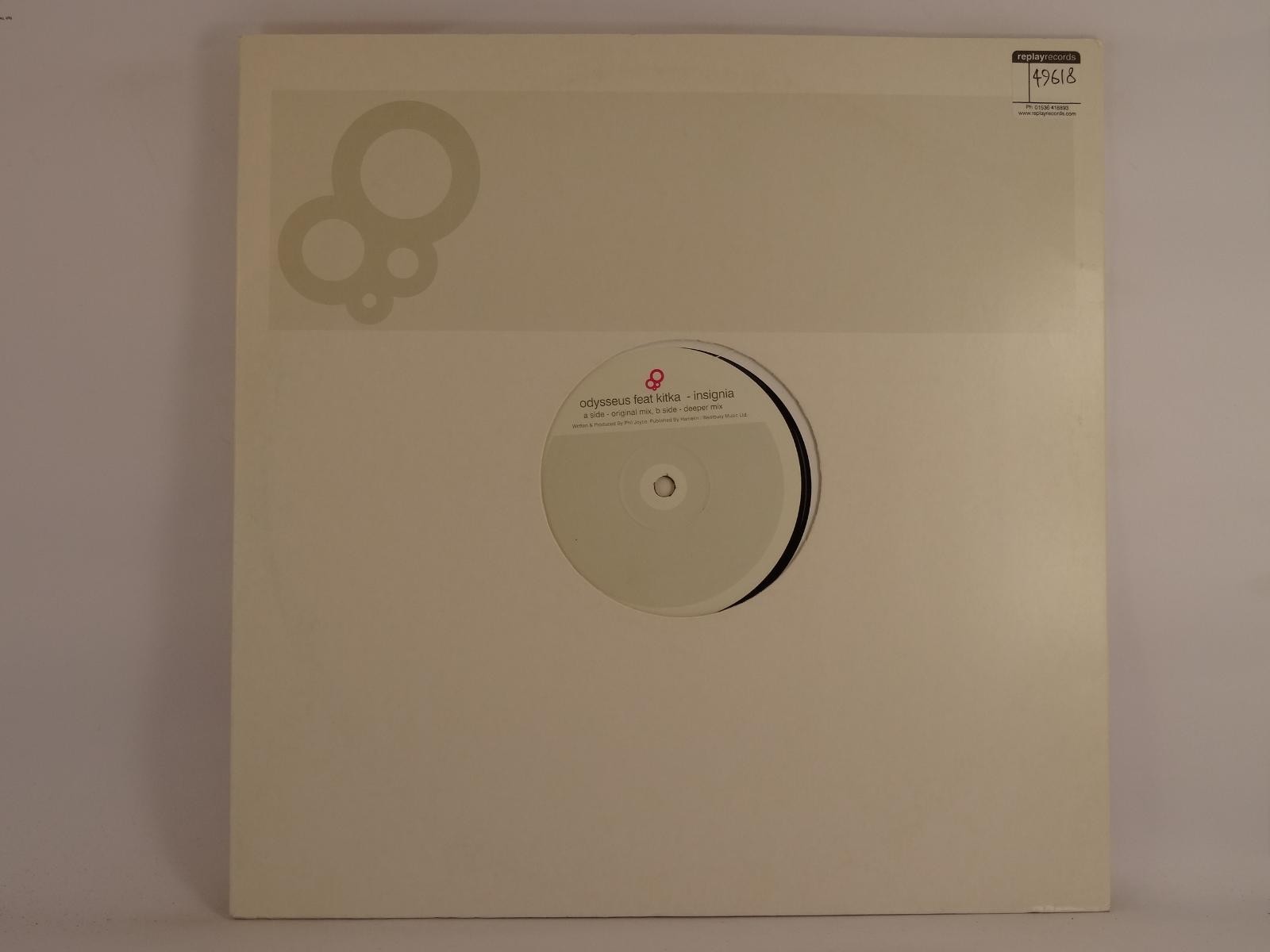 ODYSSEUS (FT. KITKA) INSIGNIA (168) 2 Track 12" Single plus Company Sleeve 
