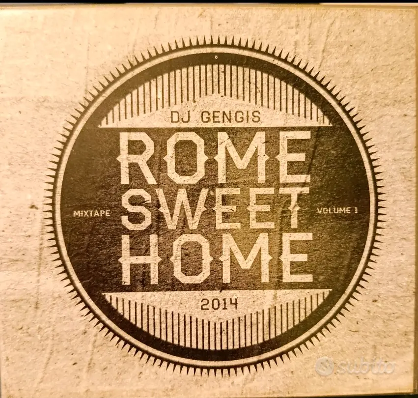 DJGengis RomeSweetHomeVol.1 2014 autografato Raro