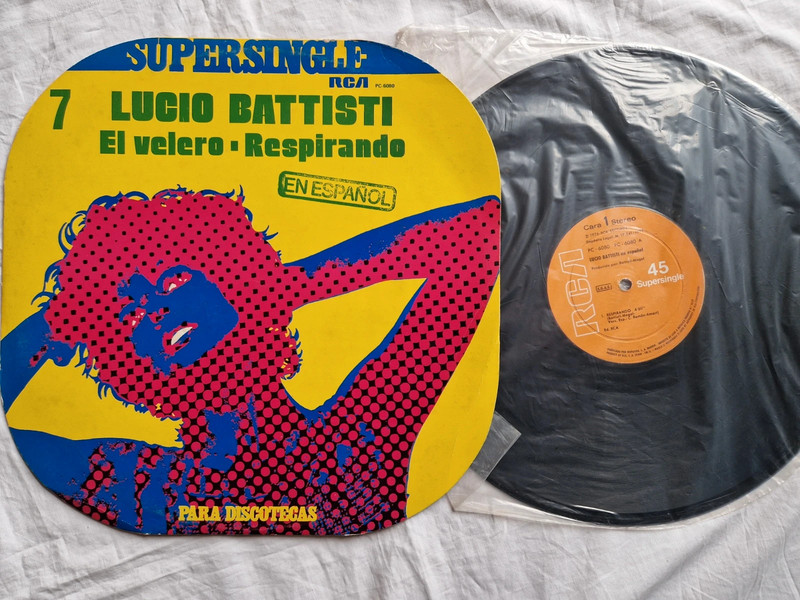 Lucio Battisti El Velero Respirando Raro Disco Mix in Spagnolo