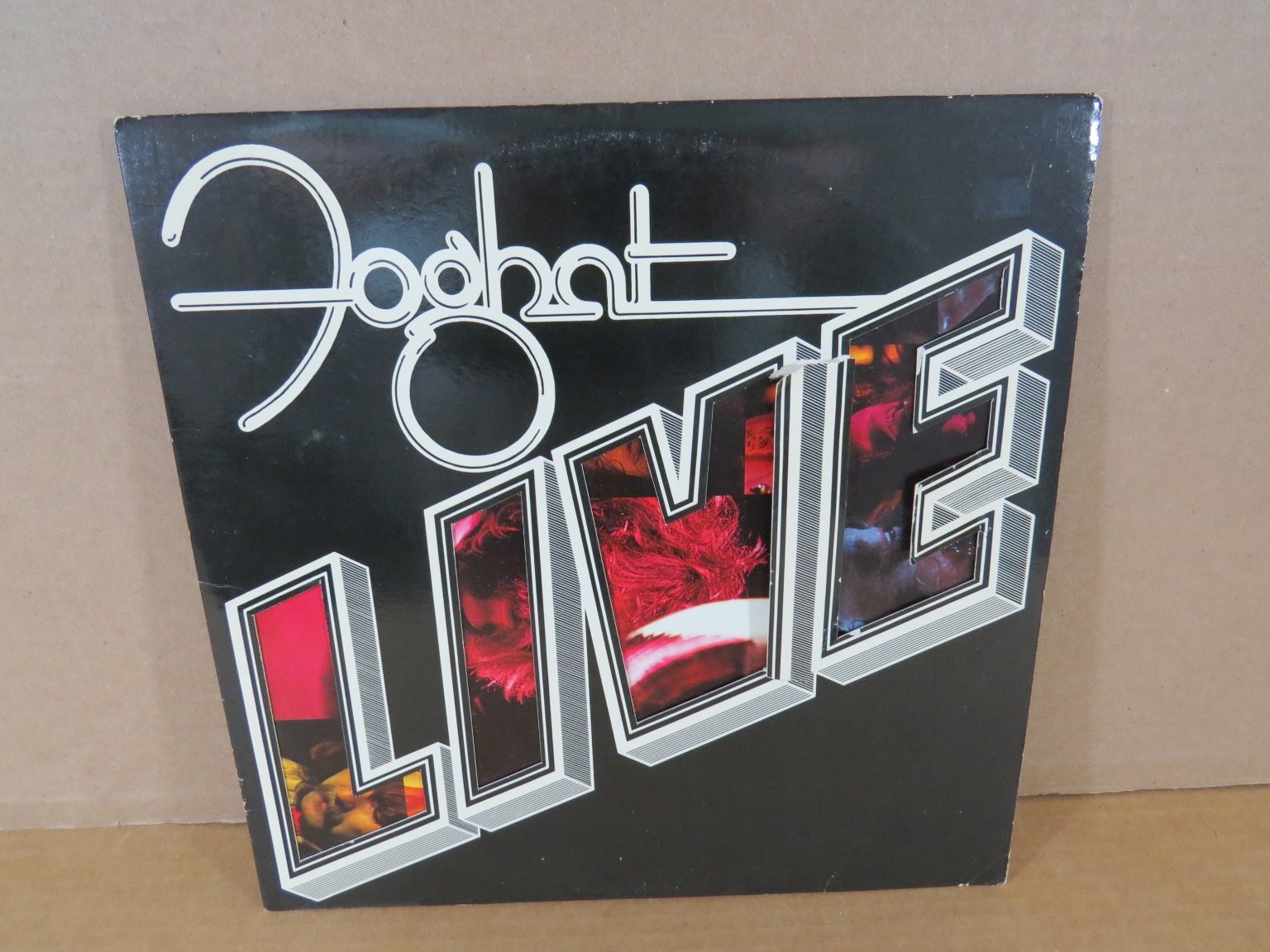 Foghat - Live LP Record 1977 Bearsville Records Classic Rock 33 RPM EXCELLENT