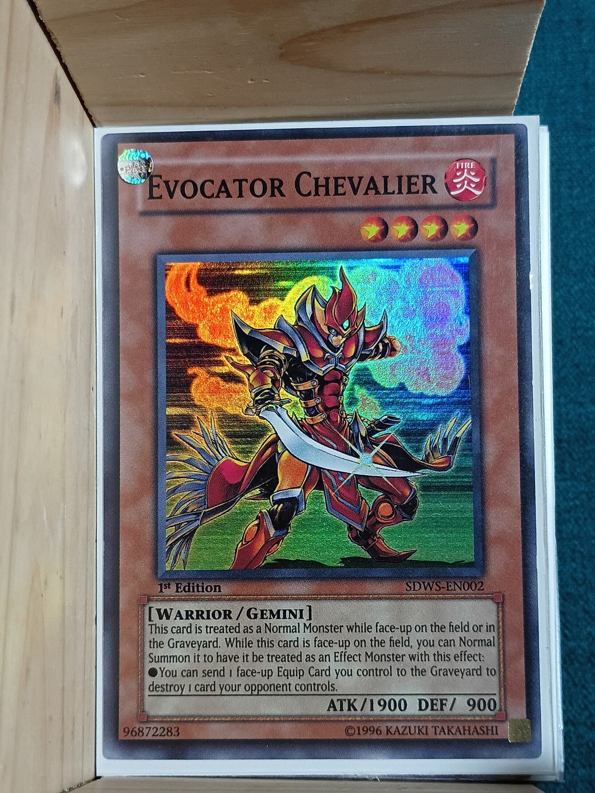 Evocator Chevalier SDWS-EN002 Super Rara 1° Edizione Yu-Gi-Oh