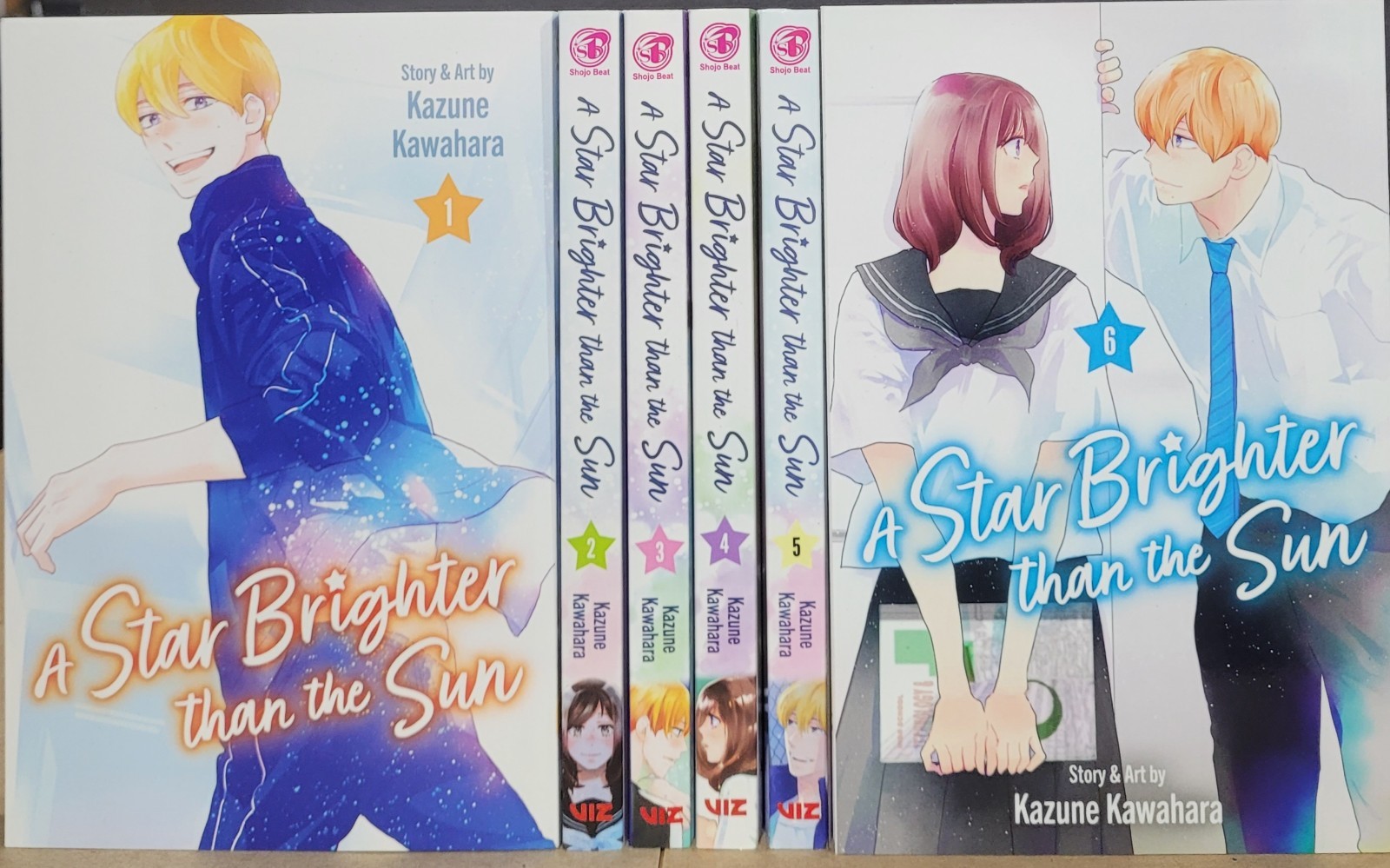 A Star Brighter Than The Sun Manga Vol 1-6 di Kazune Kawahara Inglese Nuovo Viz 