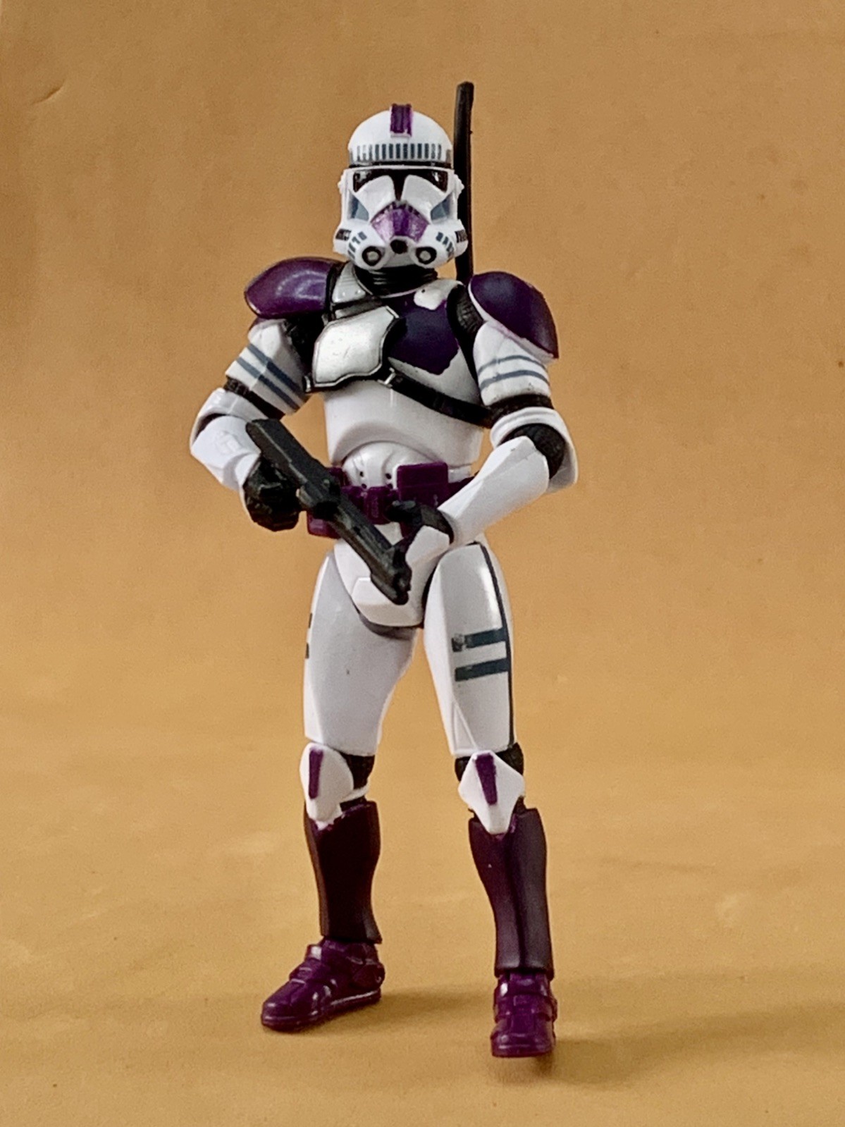 Star Wars ACTION FIGURE CLONE TROOPER 187° BATTAGLIONE ATTACCO MACE WINDU #A.