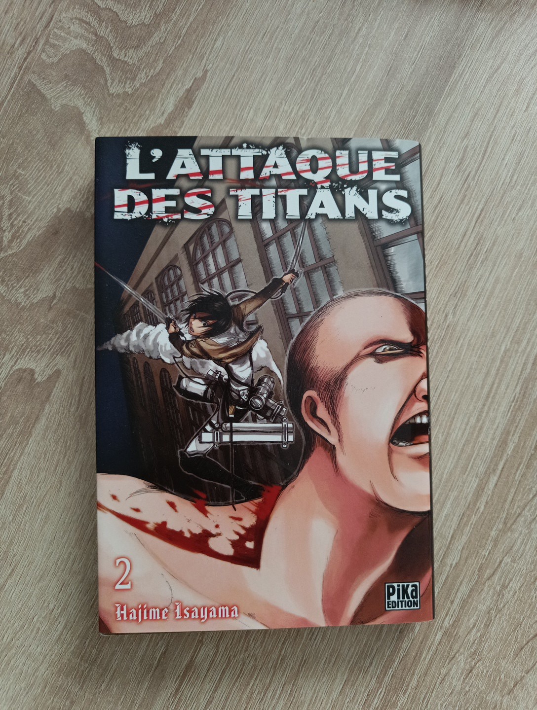 L'attaque des Titans Tome 1 Manga Libro Vf Edizione Pika