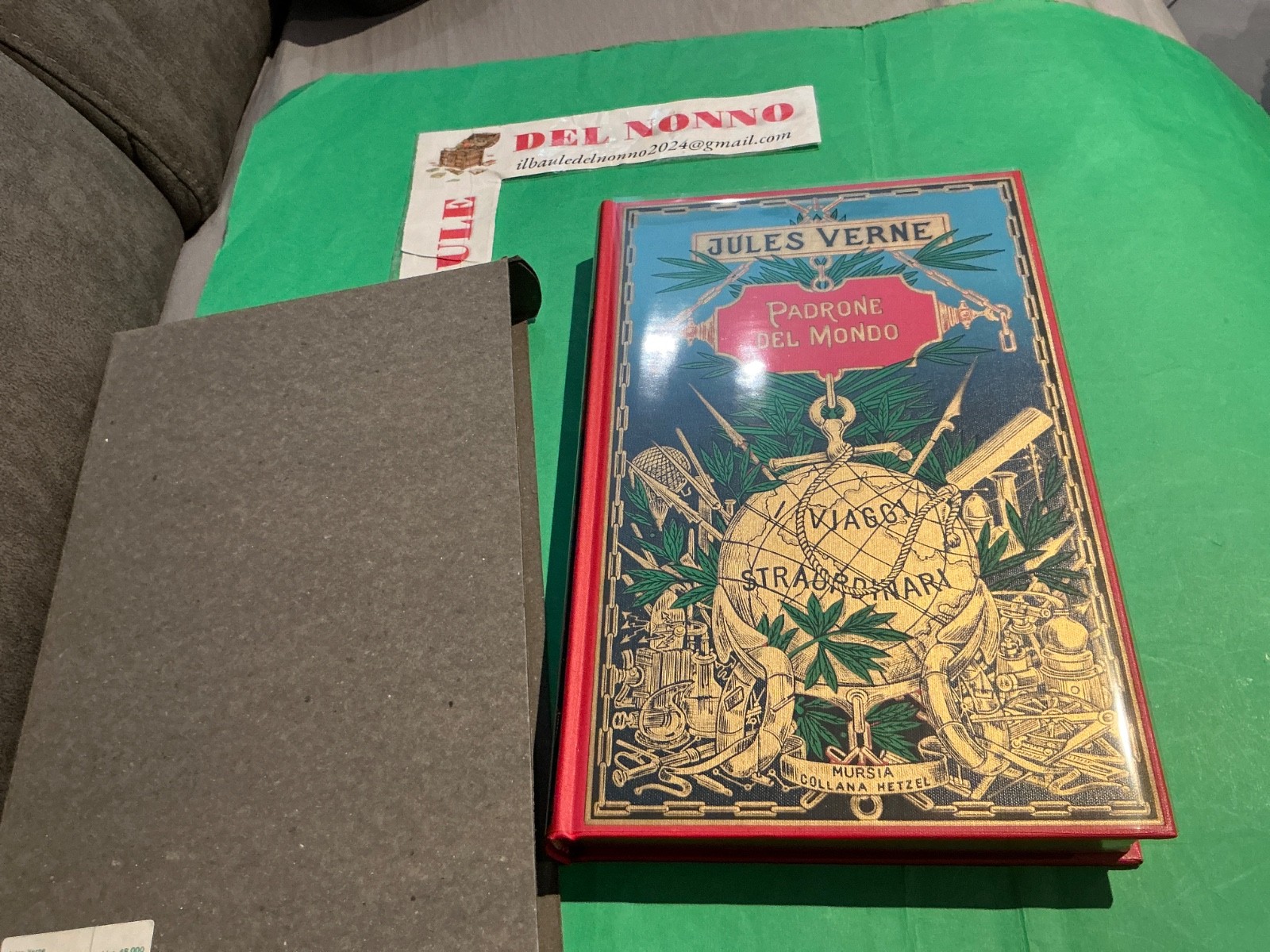 Jules VERNE: PADRONE DEL MONDO Viaggi Straordinari Mursia HETZEL LR50
