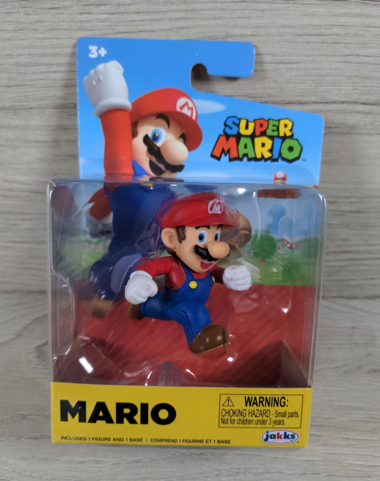 Super Mario: Mario 5 cm Action Figure Jakks Pacific Factory confezione sigillata