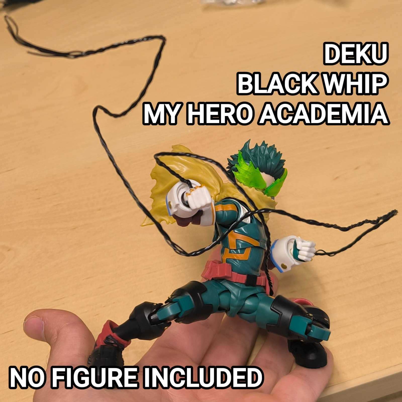 LEGGI DESC SH Figuarts MHA Deku Frusta Nera My Hero Academia S.H. SHF