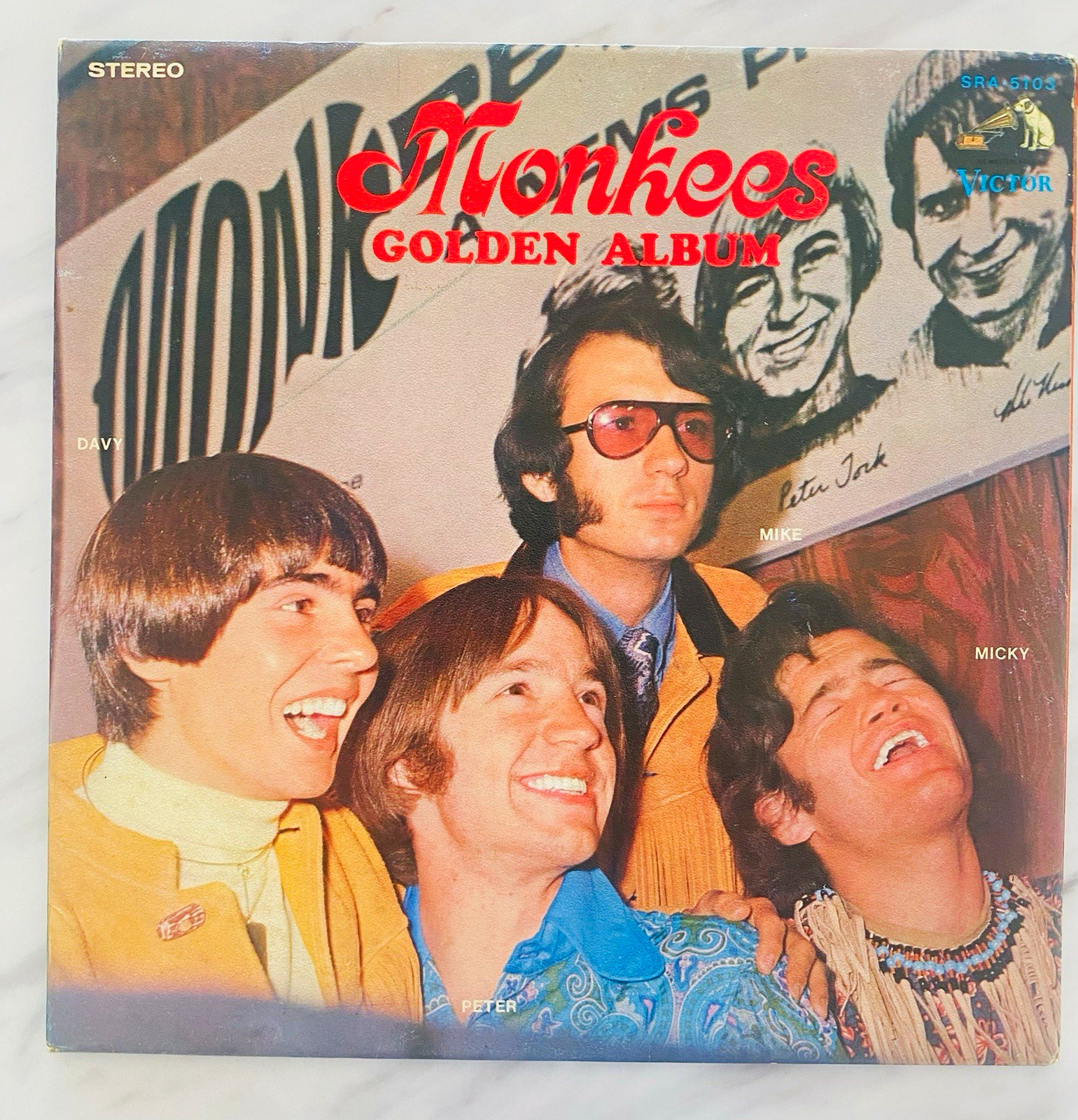 The Monkees Golden Album Vinyl LP Victor SRA-5103 Stereo 12" Black