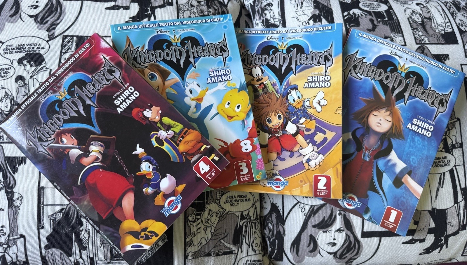 Disney Kingdom Hearts Manga Shiro Amano  vol. 1,2,3,4 completa