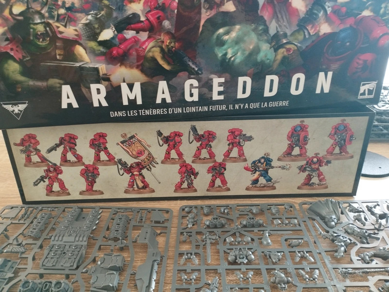 Warhammer 40k Armageddon - set Space Marines - Blood Angels