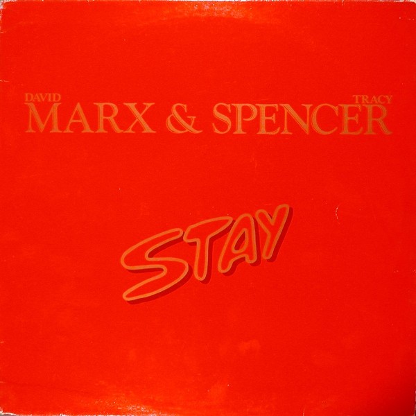 David Marx & Tracy Spencer* - Stay - 12", Art