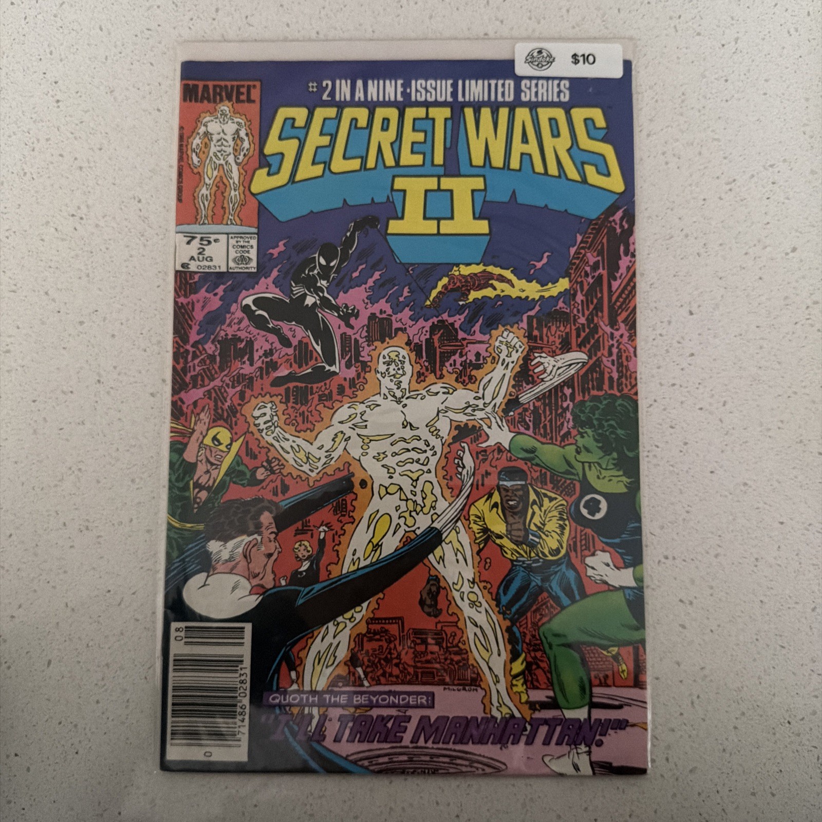 GUERRE SEGRETE II #2 (1985) MARVEL COMICS THE BEYONDER! FANTASTICI QUATTRO! SPIDER-MAN