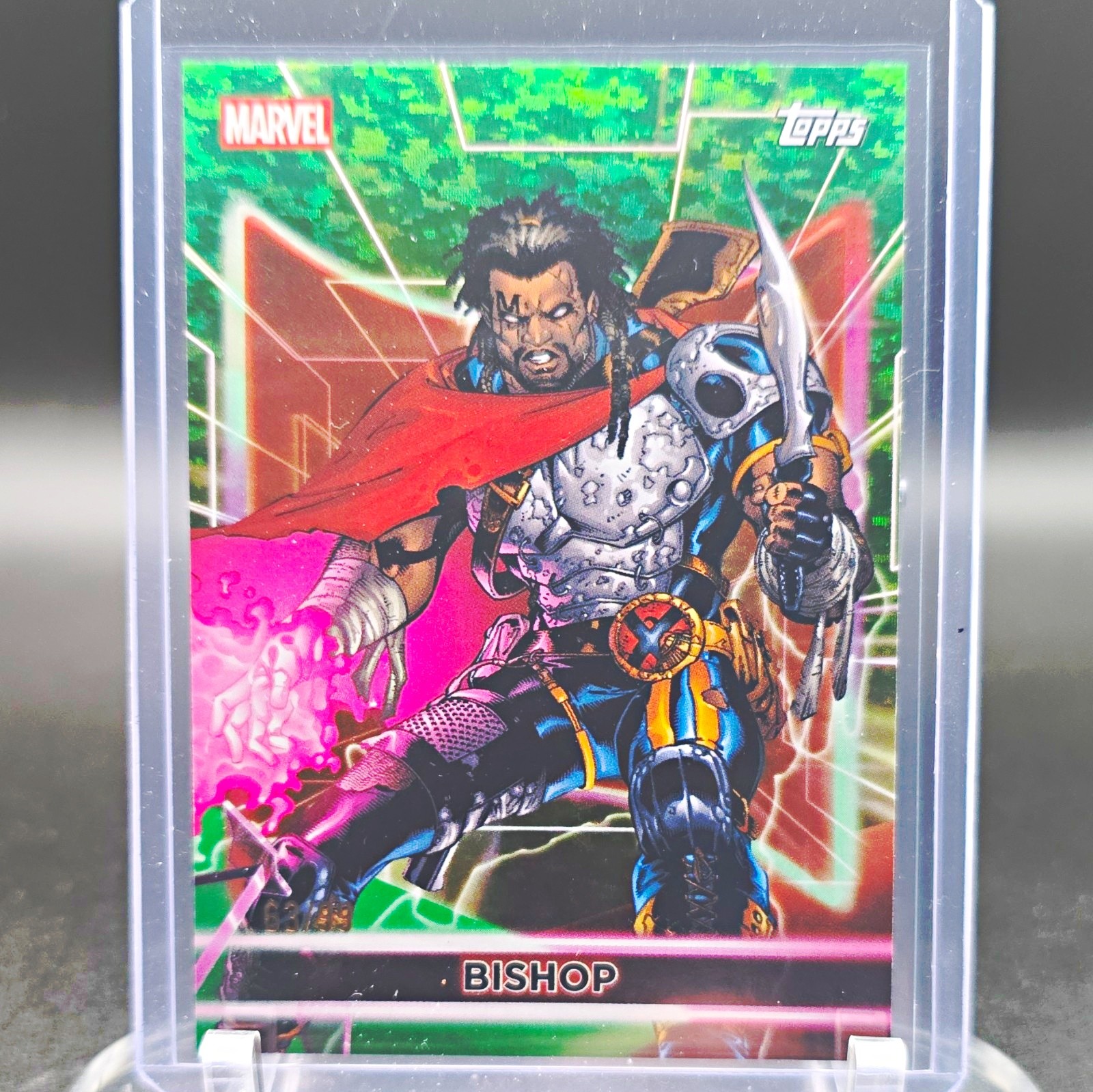 2026 Topps Chrome Marvel Nron X-Men Bishop #117  Serial # 63/99