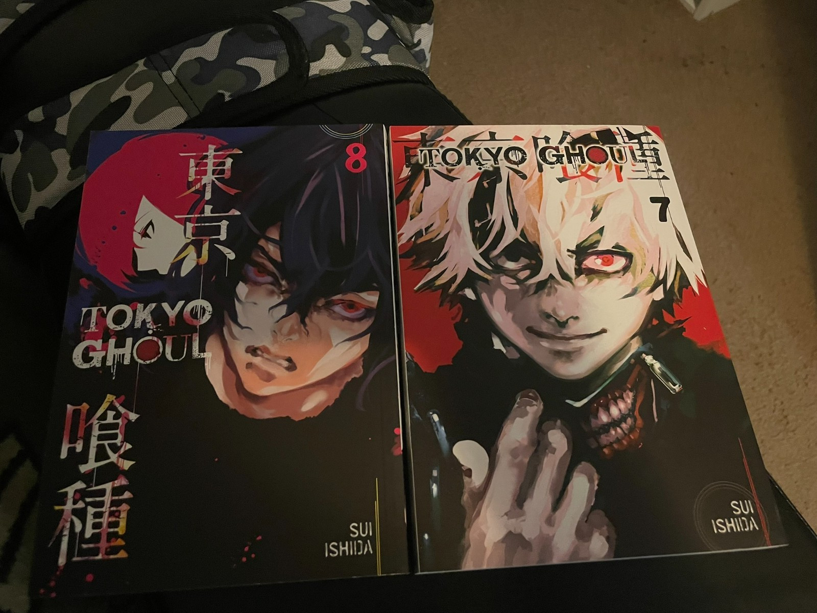Tokyo Ghoul Vol 7 E 8 (Manga Fumetto Versione Inglese Sui Ishida)
