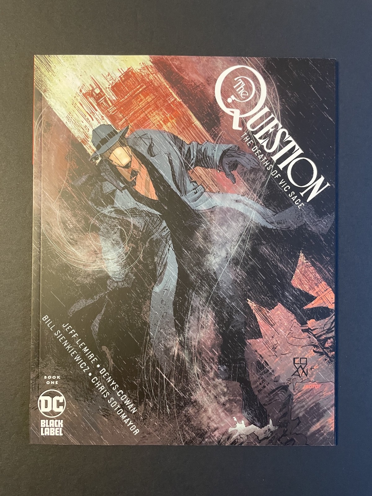 LA DOMANDA: Deaths of Vic Sage #1 (DC 2020) copertina A, quasi nuovo+, mailer Gemini