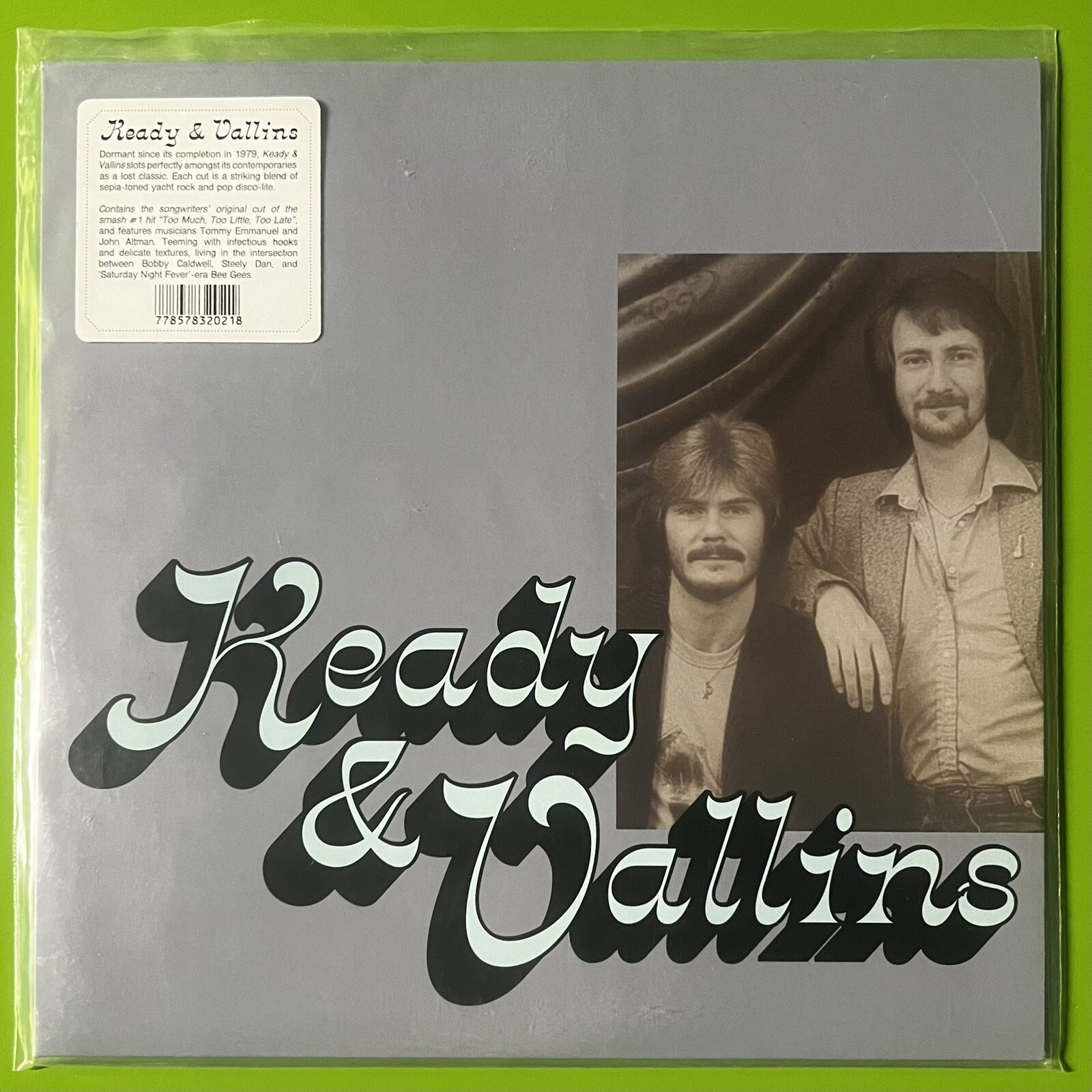 Keady & Vallins - S/T LP Vinyl AOR Lion Productions 2024 Australia Rock Pop Oz