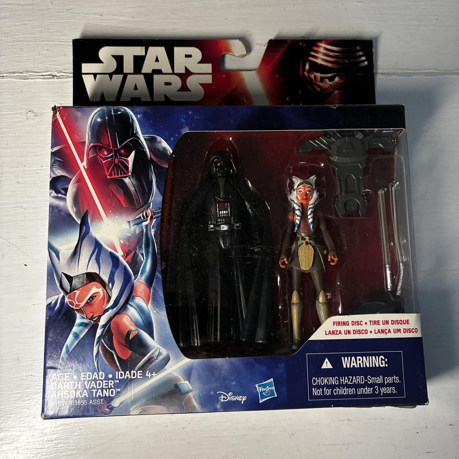 Hasbro Disney Star Wars Darth Vader e Ahsoka Tano action figure NUOVISSIME