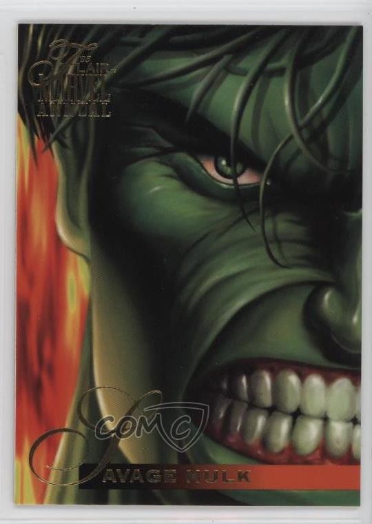 1995 Flair Marvel Annual Savage Hulk #84 0nr3
