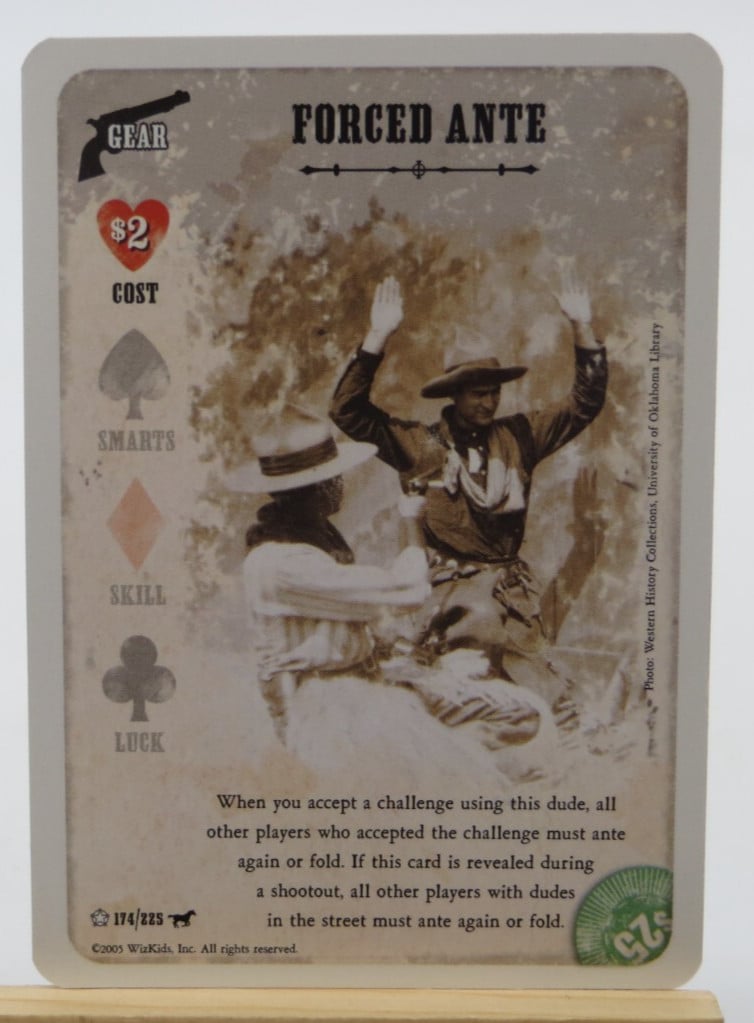 Scheda WizKids HIGH STAKES DRIFTER 2005 INGRANAGGIO SINGOLO - FORZATO ANTE 174/225