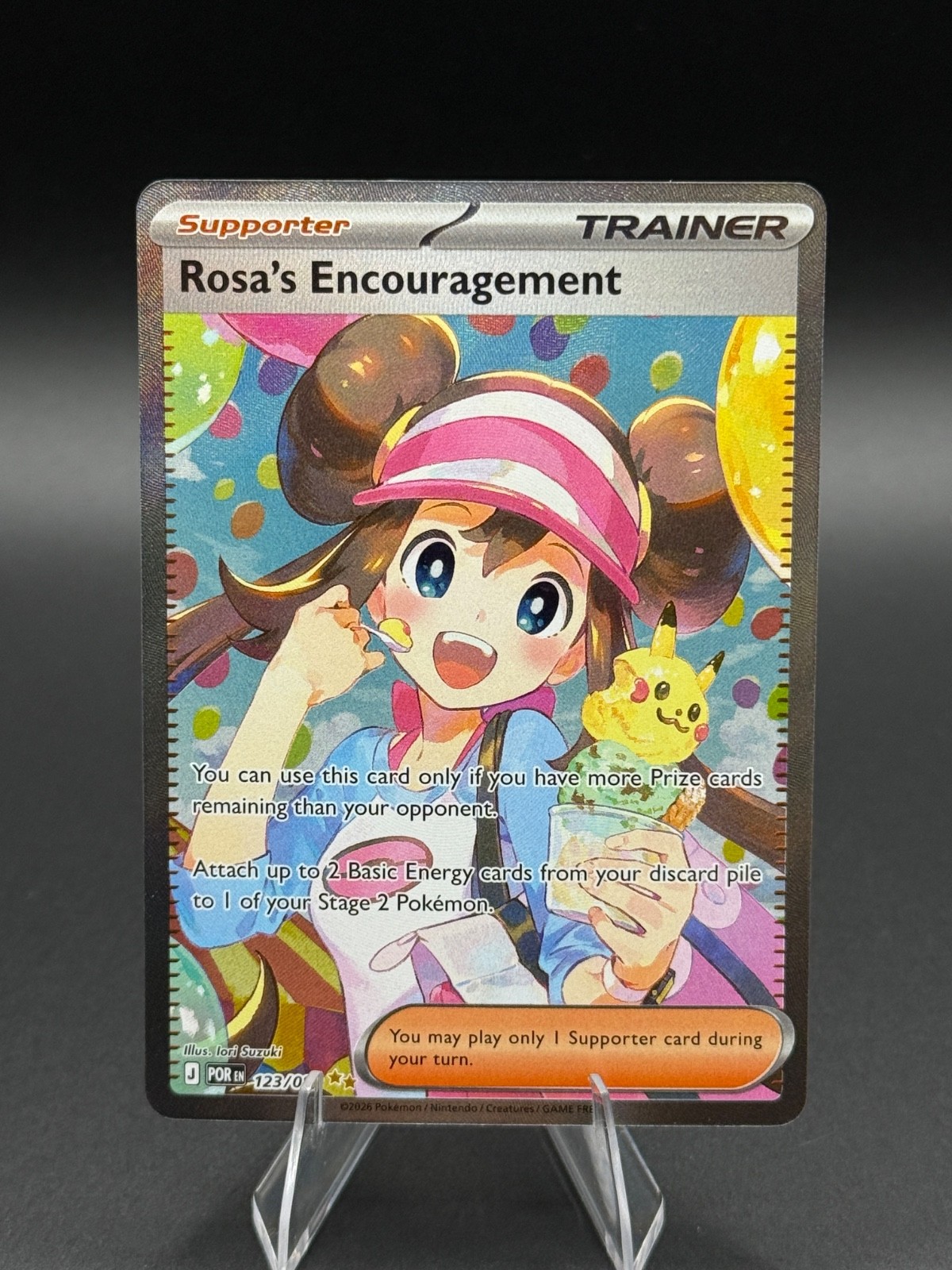 Pokemon Incoraggiamento di Rosa - 123/088 - ME03: Ordine Perfetto (POR)