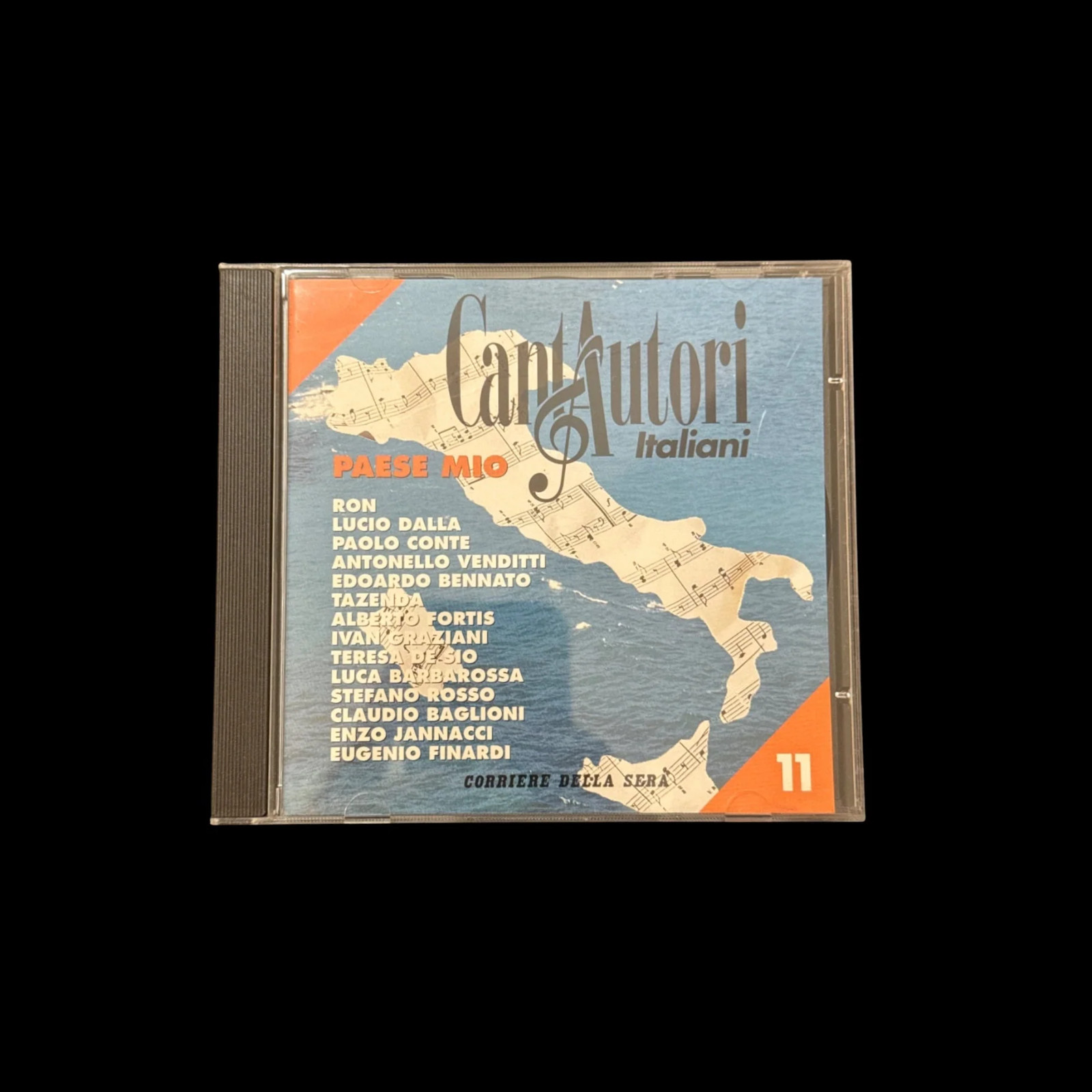 CD Cantautori Italiani Vol. 11 Paese Mio Compilation Corriere della Sera