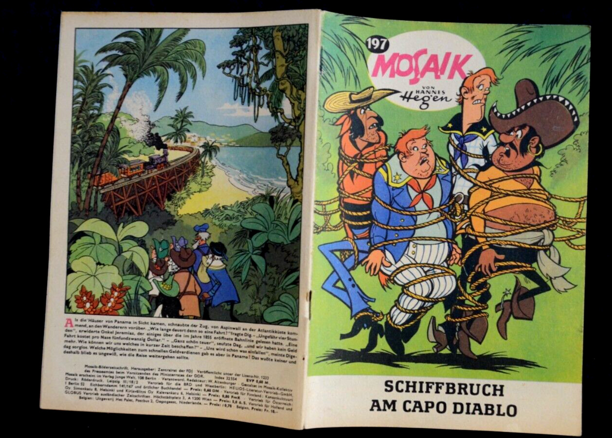 Originale MOSAIK Hannes Hegen Nr. 197 Naufragio Al Capo Diablo DDR