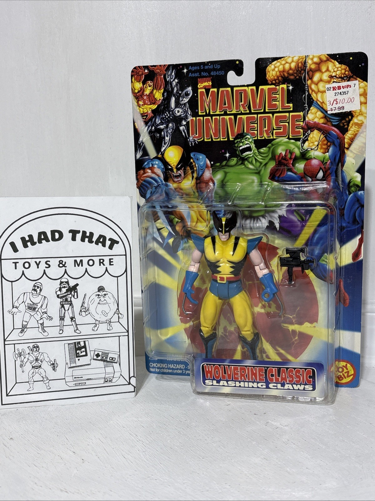 Wolverine Classic Marvel Universe Action Figure New Toybiz 1997