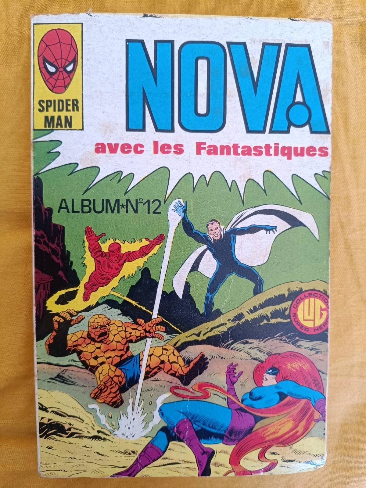 NOVA avec les FANTASTIQUES – Album N°12 – LUG MARVEL – SPIDER-MAN – RARE – VINTA