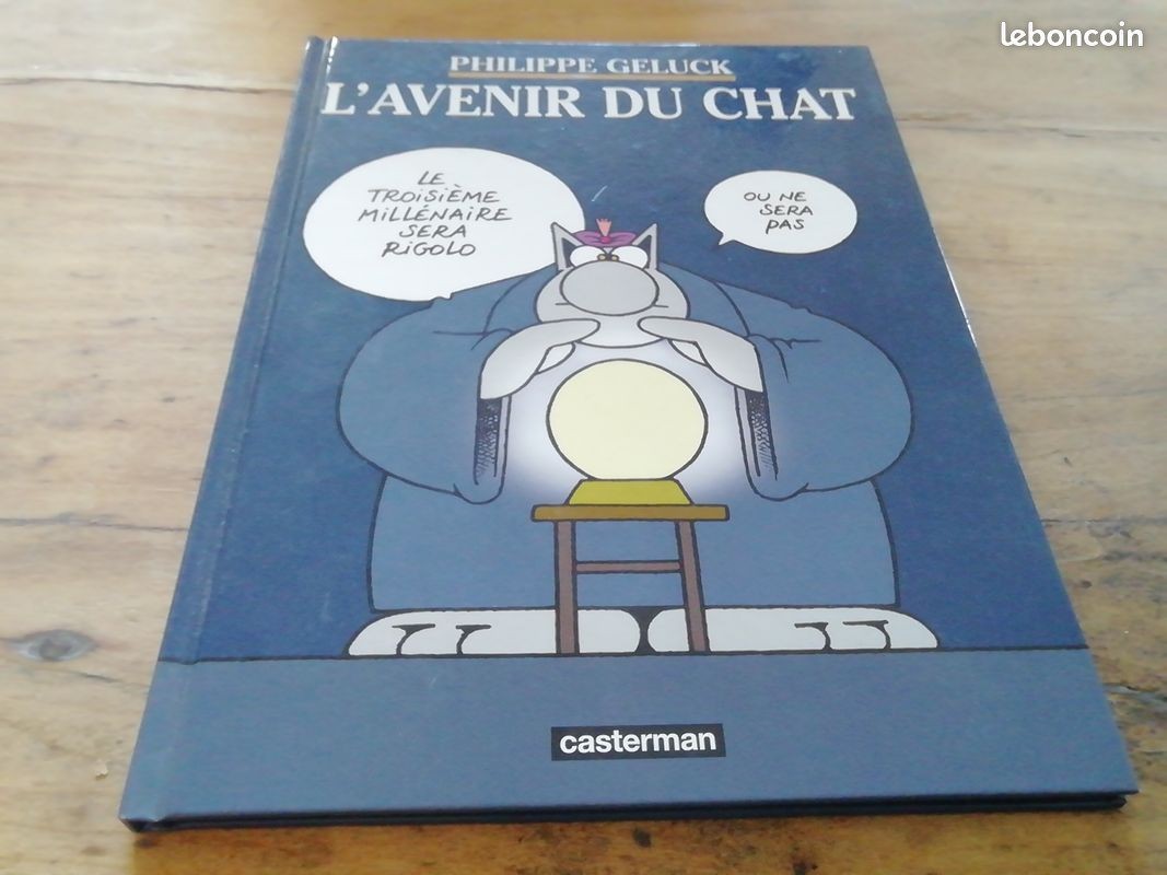 Bd l'avenir du chat philippe geluck édition casterman 1999