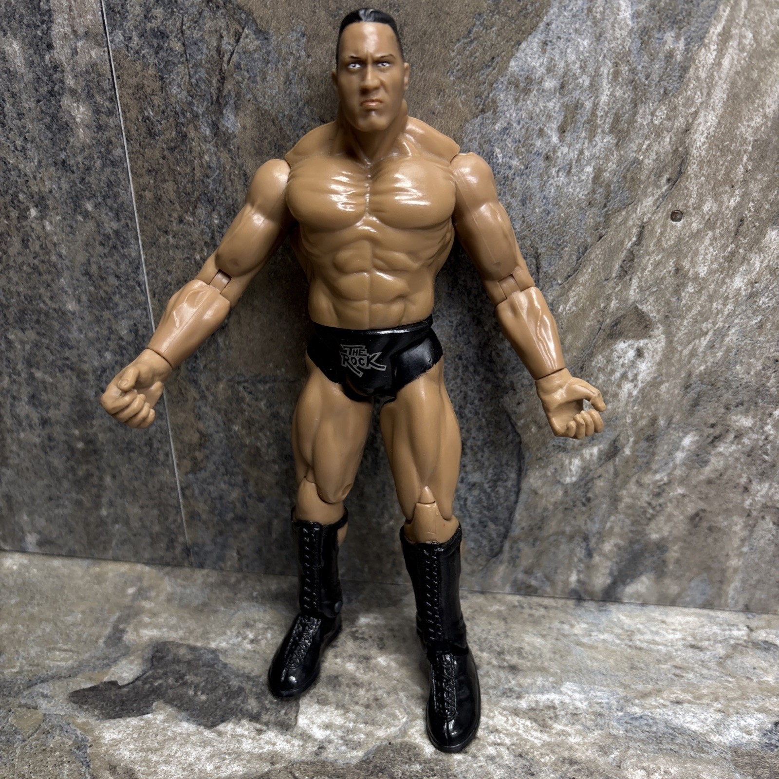 The Rock Figure Titan Tron Live TTL Jakks Pacific 1999 Dwayne Johnson WWE WWF 