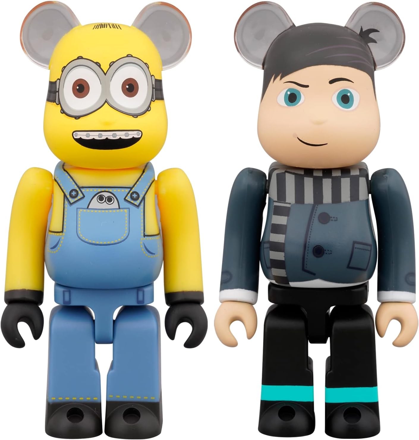 BE@RBRICK OTTO & YOUNG GRU 100% CONFEZIONE DA 2 ciascuno alto circa 70 mm...