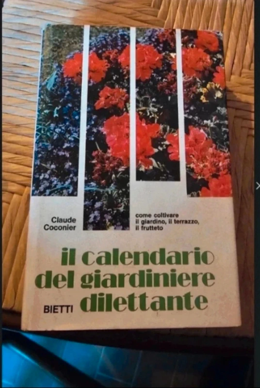 Il calendario del giardiniere dilettante edizioni bietti 1965 I edizione manuale d'epoca