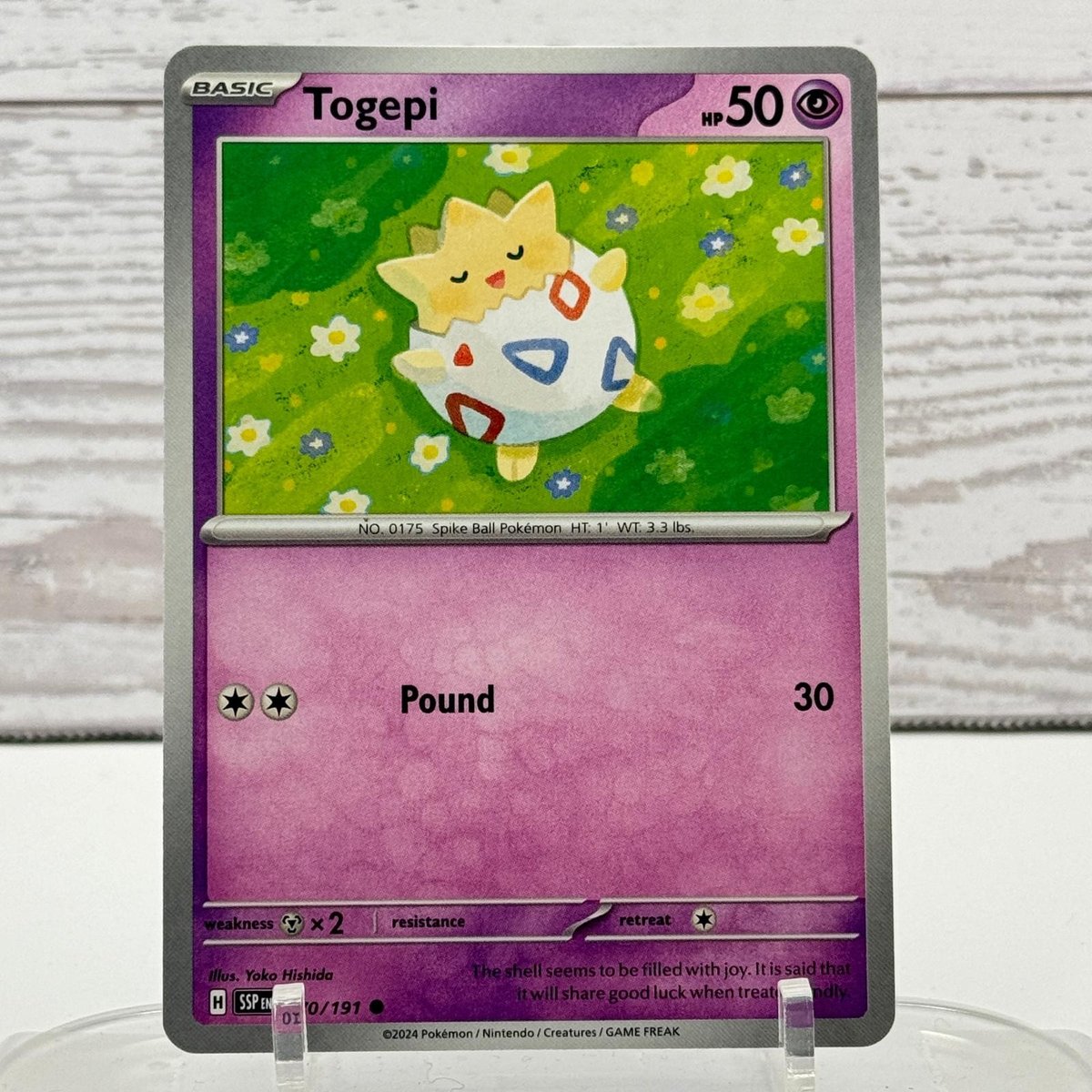 Togepi 070/191 Scintille Impurgenti Pokemon quasi nuovo