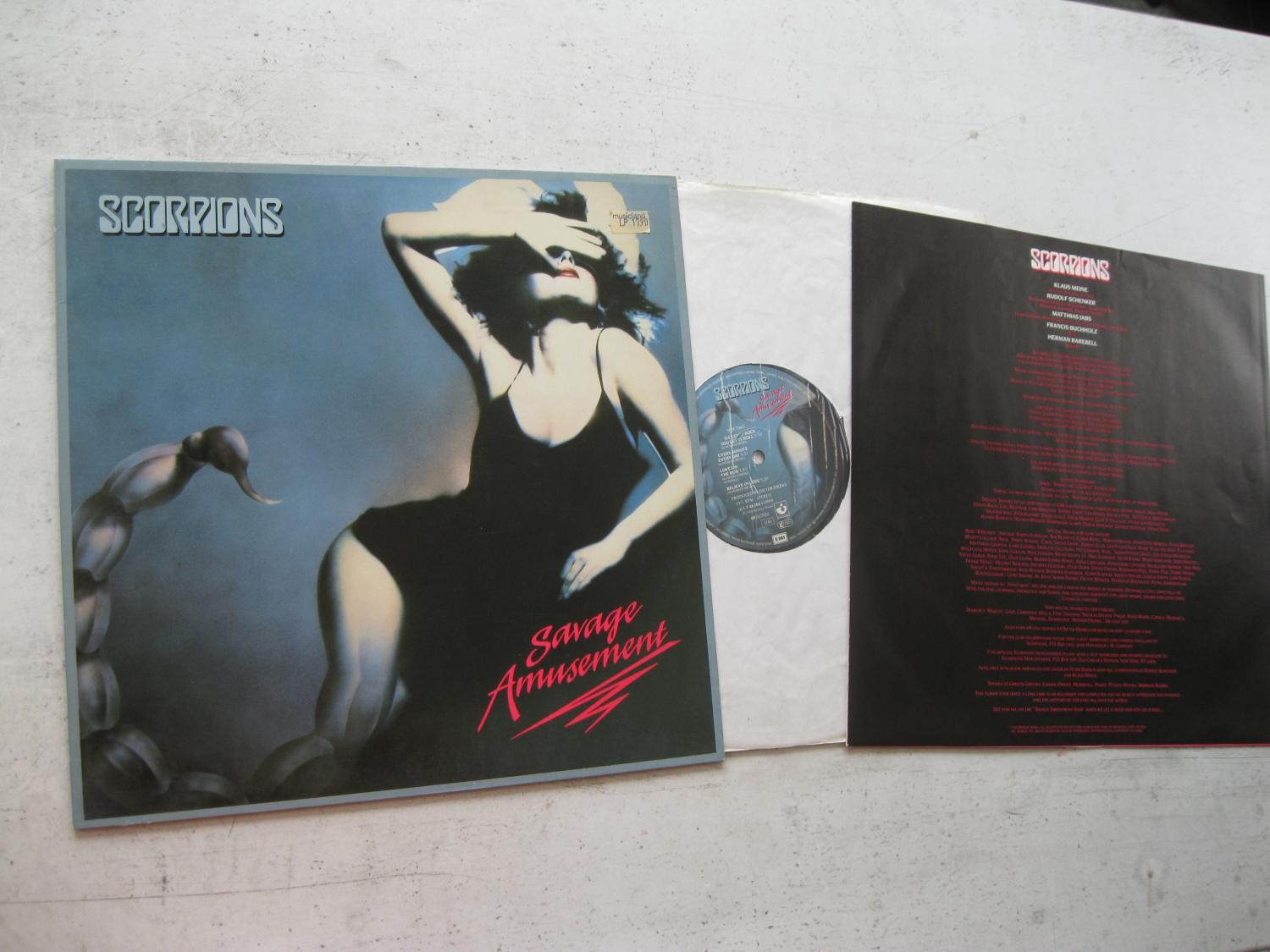LP Scorpions – Savage Amusement 1988 + OIS