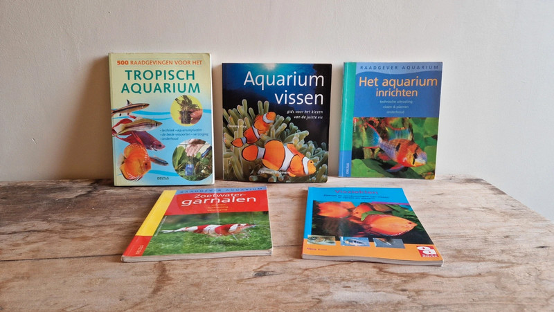 5 boeken over aquariums