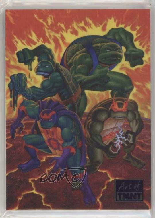 2019 The Art of TMNT (Teenage Mutant Ninja Turtles) Purple 28/50 Jim Lawson 8zk