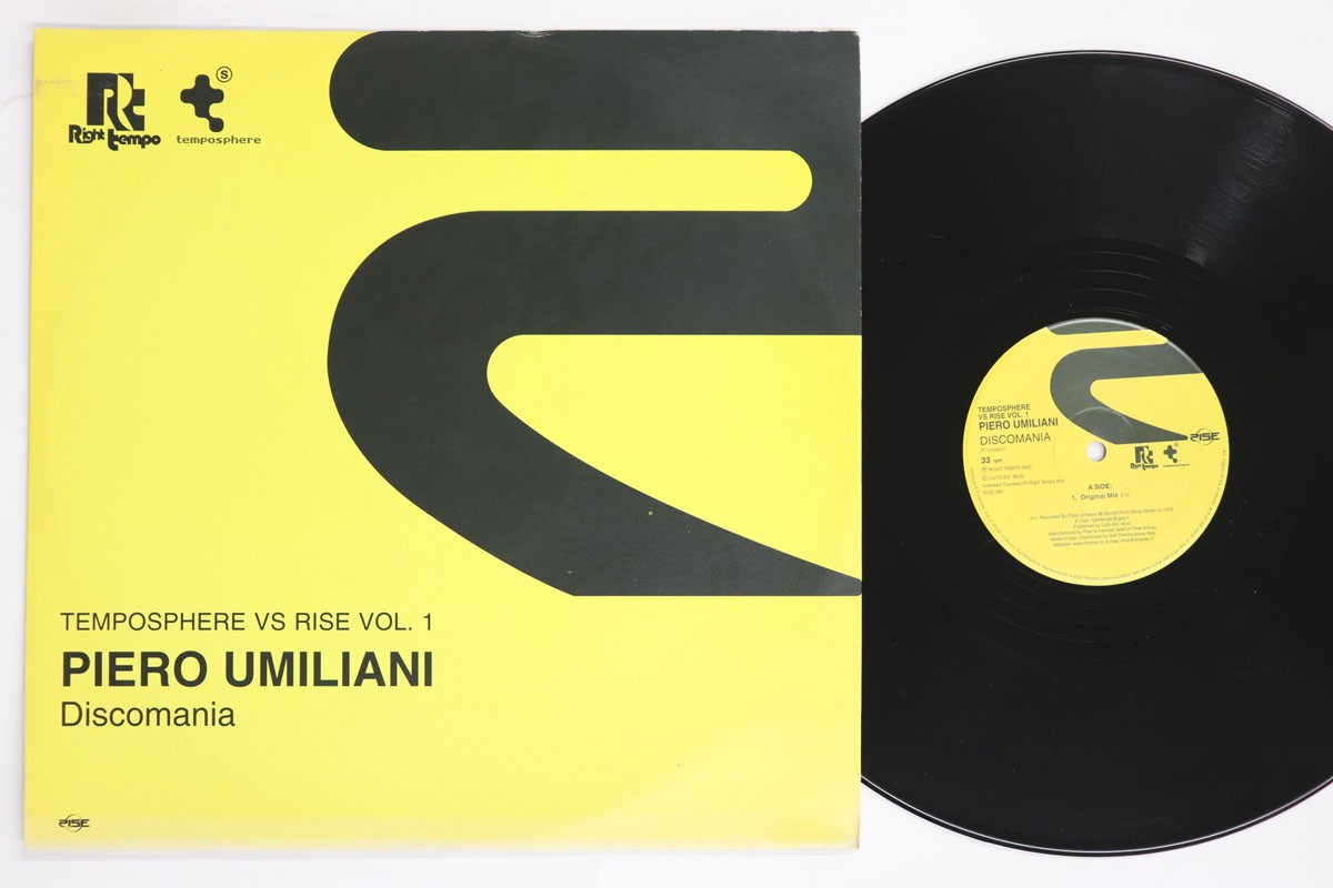 12" PIERO UMILIANI Temposphere Vs Rise  RISE083 	Rise ITALY