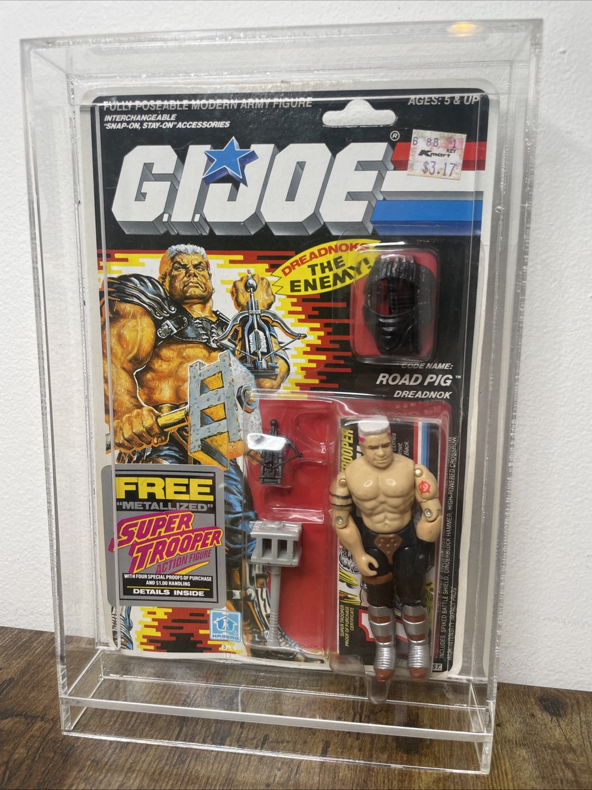 GI JOE HASBRO 1987 ROAD PIG DREADNOK 34 BACK SUPER TROOPER OFFERTA